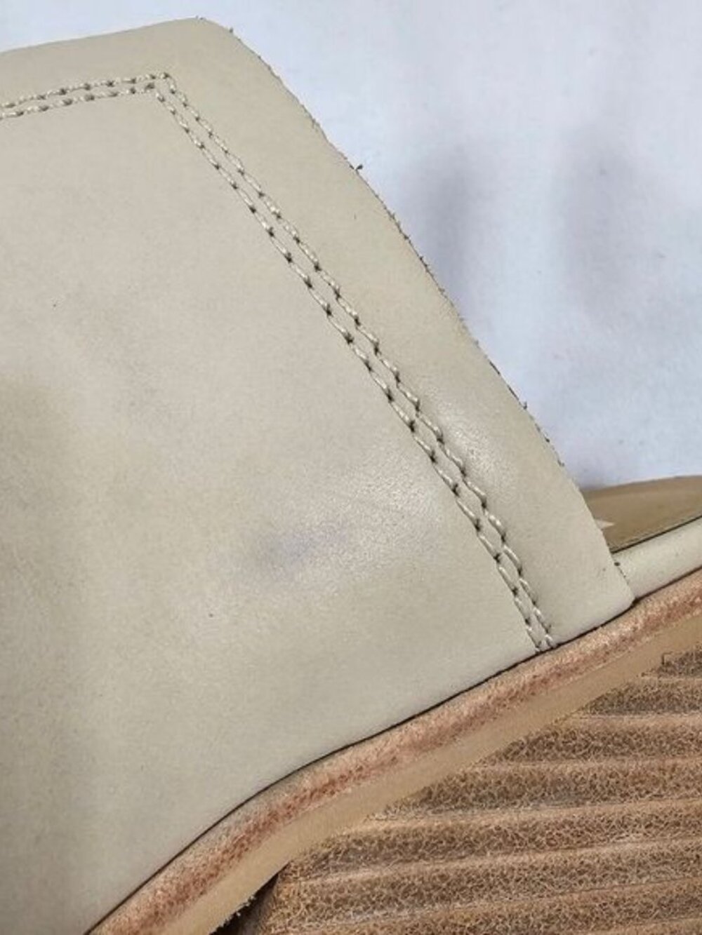 Dolce Vita Block Heel Mule In Cream - Size 11 - Picture 13 of 13